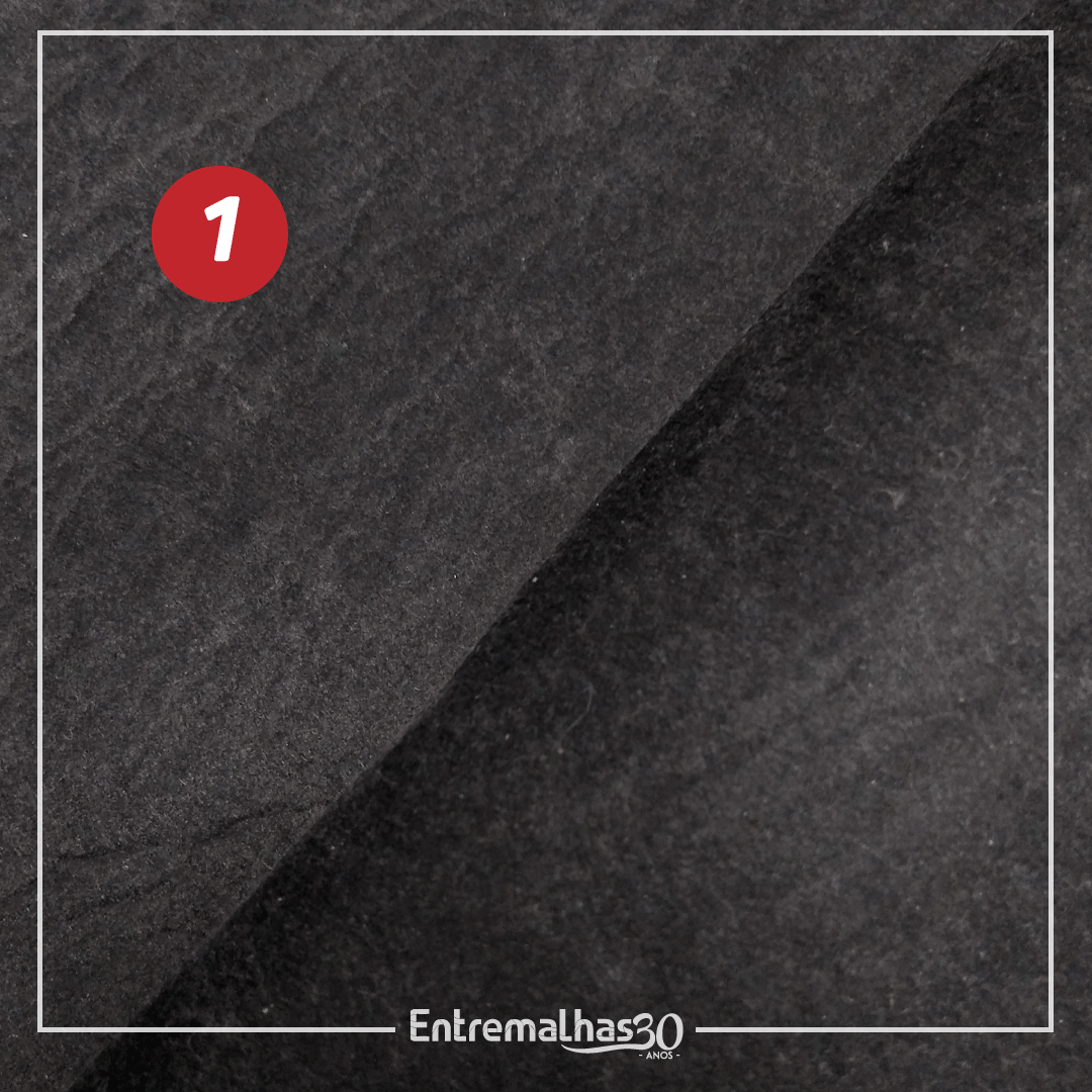 Entretela Cavalinha Sem Cola - Preto Ref.: 030063