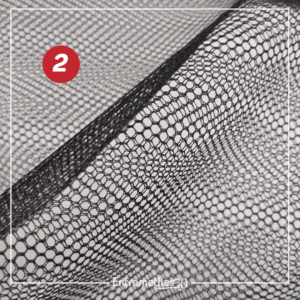 Tecido Filó Fino - Preto