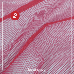 Tecido Filó Grosso - Vermelho