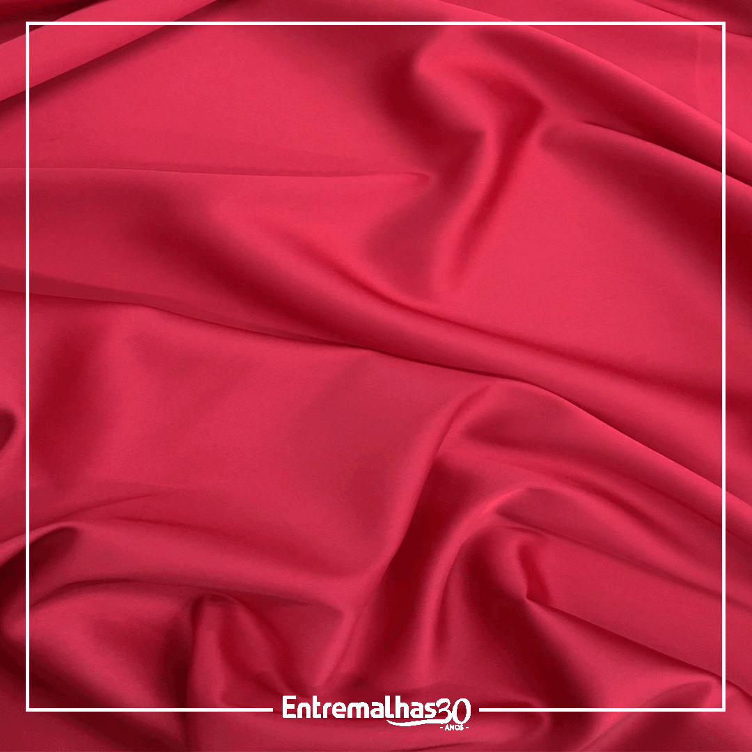 Tecido Gloss Spandex - Vermelho Ref.: 859417