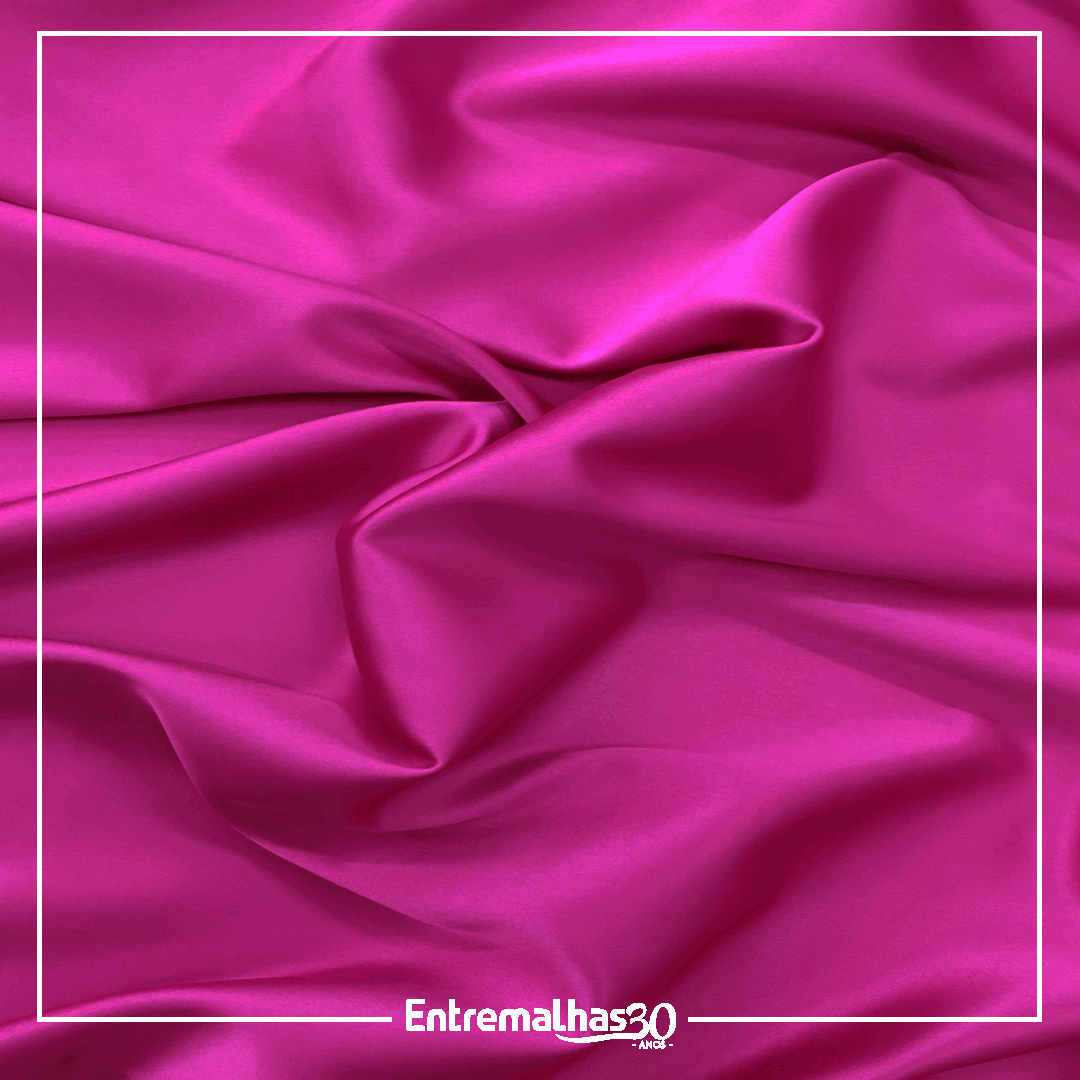Tecido Gloss Spandex - Rosa Ref.: 859417