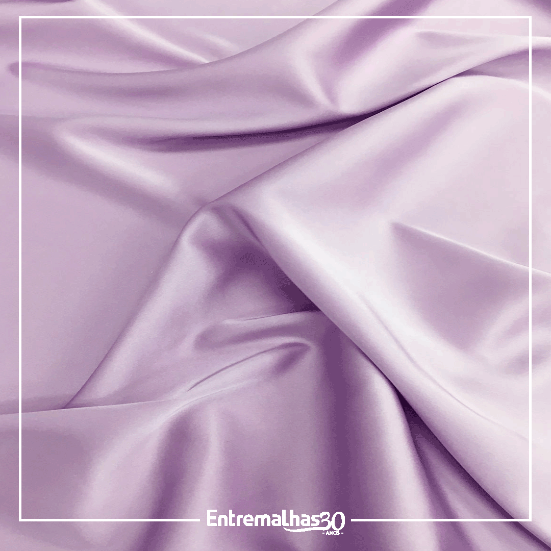 Tecido Gloss Spandex - Lilás Ref.: 859417