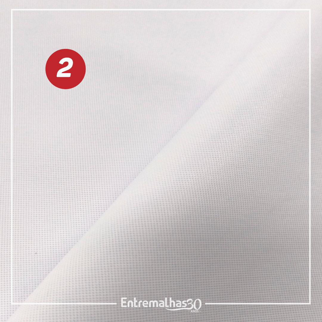 Tecido Lycra Cetinete - Branco Ref.: 317083