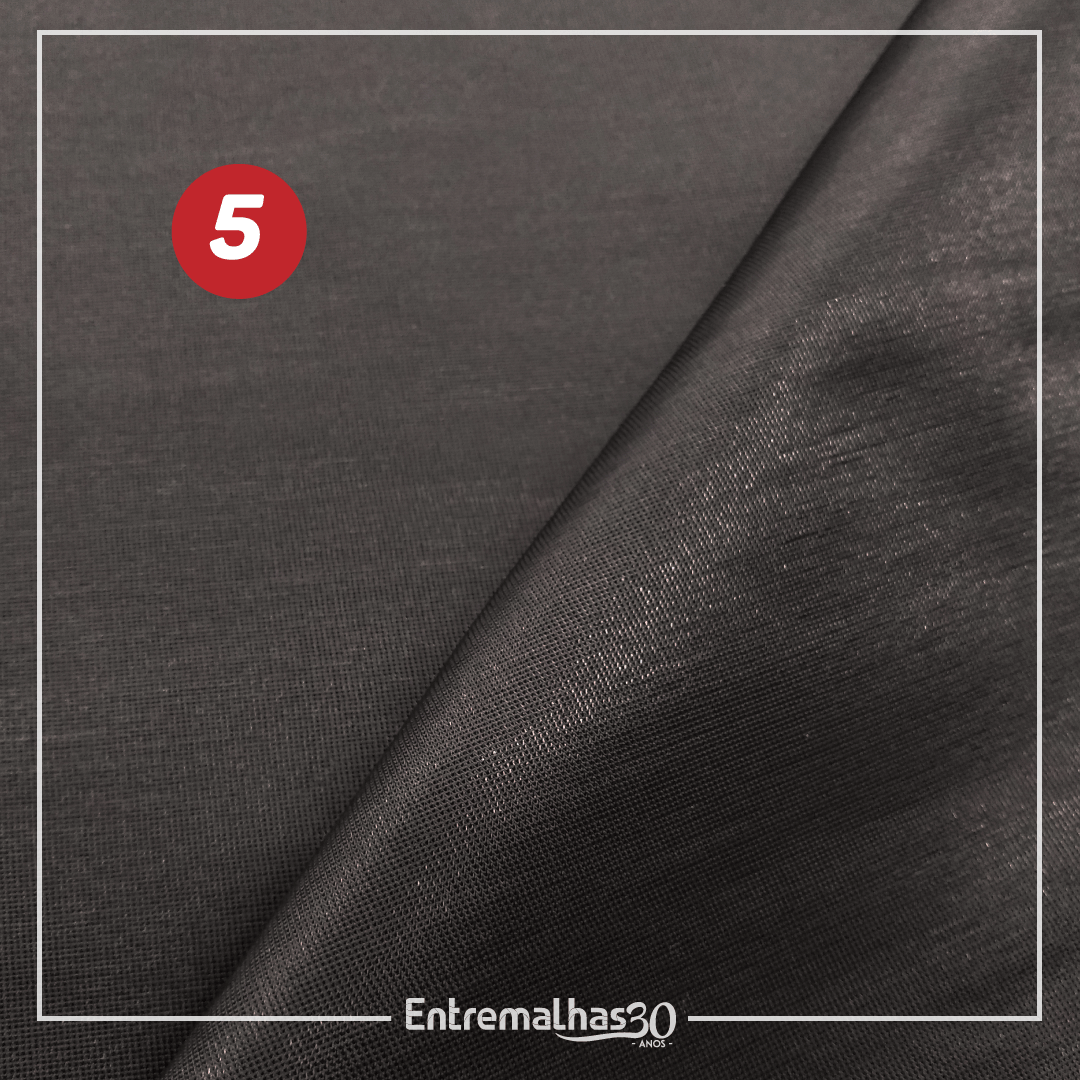 Tecido Lycra Cetinete - Preto Ref.: 317083
