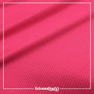 Tecido Lycra Plisso Shine - Rosa