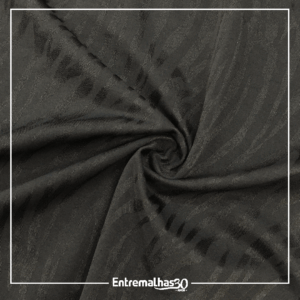 Tecido Lycra Savana - Preto