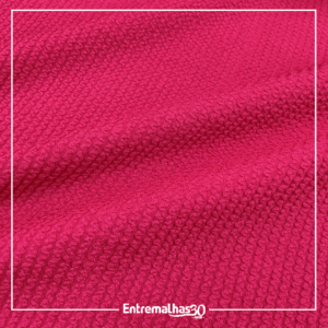 Tecido Lycra Plisso Shine - Rosa