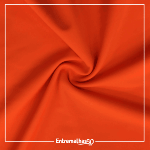Tecido Lycra Praia Neon UV50 - Laranja