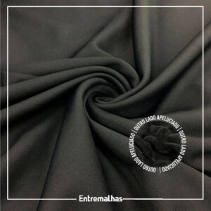 Malha Dublada Térmica Nordica - Preto