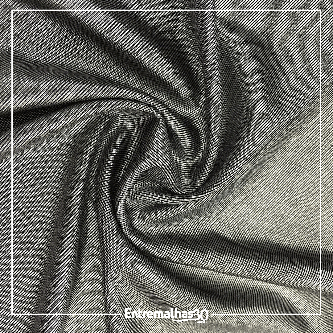 Tecido Malha Foil Glass - Prata