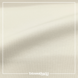 Malha Canelada - Marfim