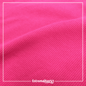 Malha Canelada - Rosa