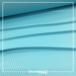 Malha Canelada - Azul