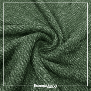 Malha Canelada Mariana - Verde