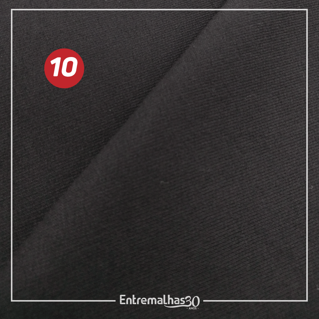 Malha Moletinho MVS Anti-pilling - Preto Ref.: 320582