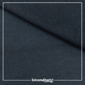 Tecido Moletom Careca 3 Cabos - Azul