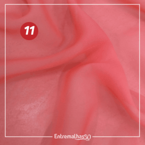 Tecido Musseline Toque De Seda - Rosa