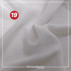 Tecido Musseline Toque De Seda - Off-White