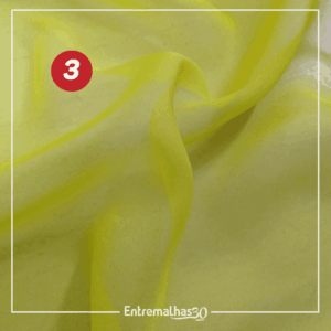 Tecido Musseline Toque De Seda - Amarelo