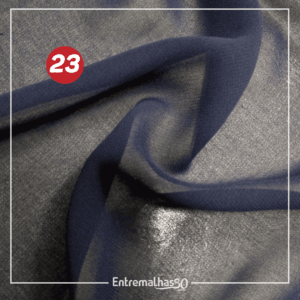 Tecido Musseline Toque De Crepe - Azul