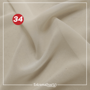 Tecido Musseline Toque De Crepe - Marfim