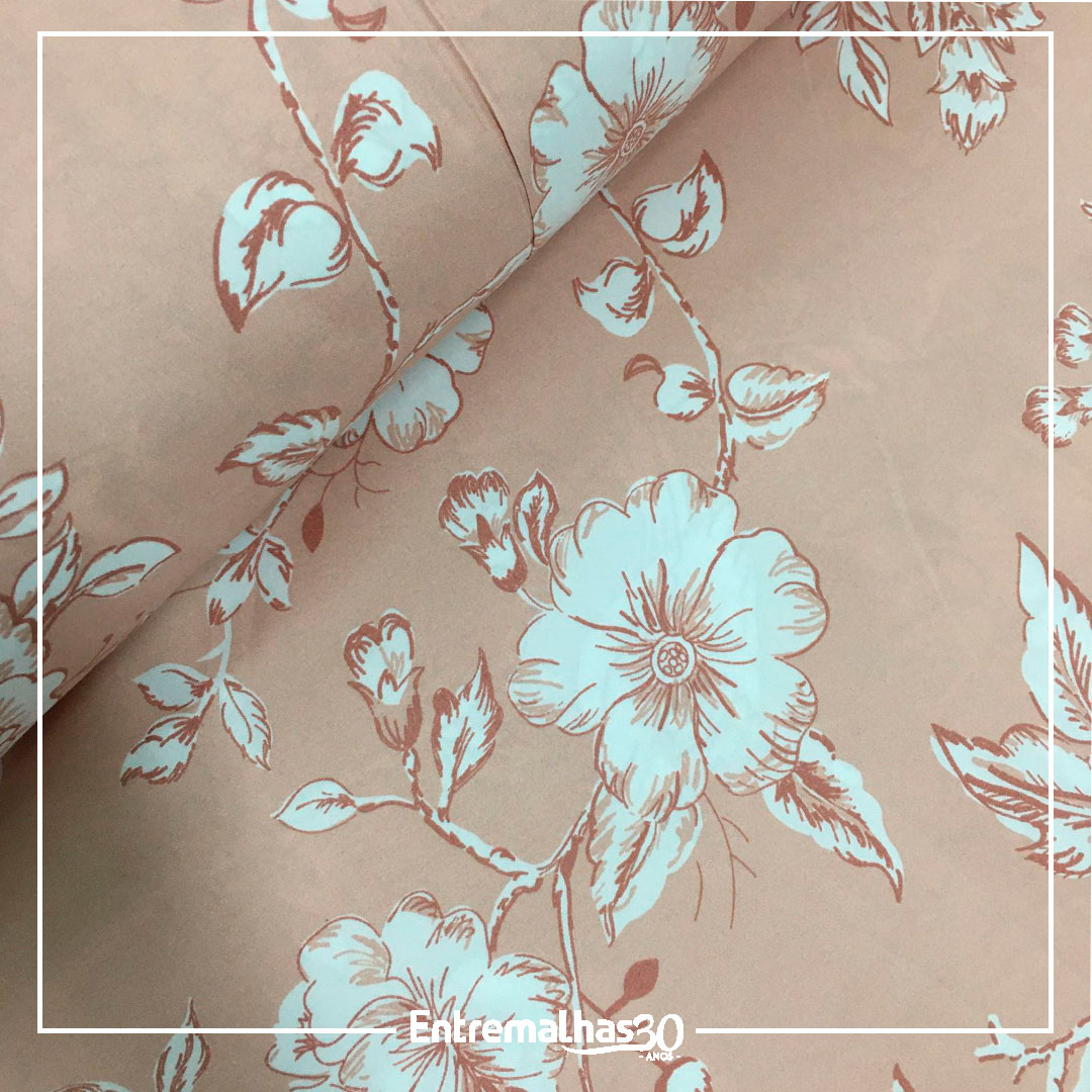 Tecido Lençol Percal Flex Estampado