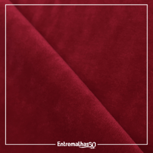 Tecido Plush Flex Tinto - Bordô