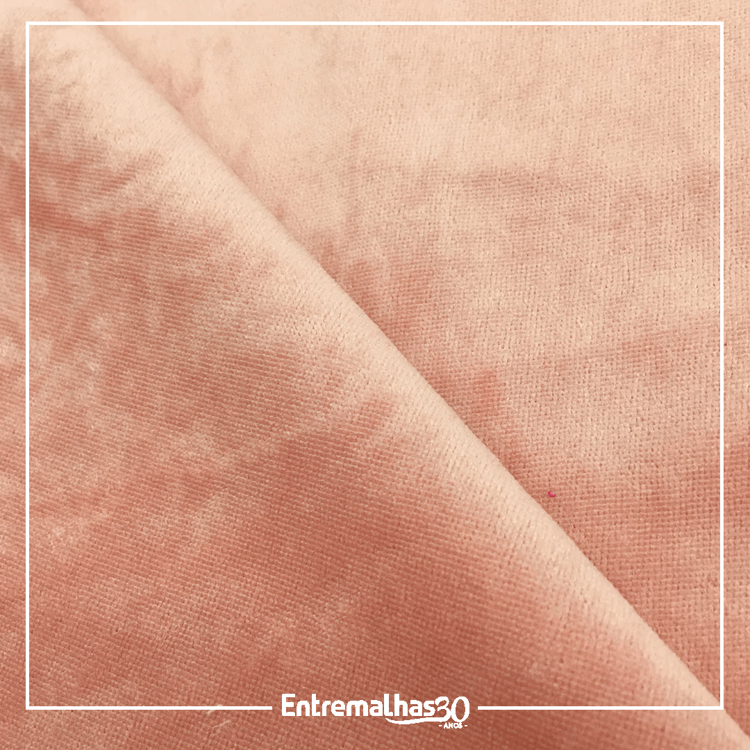 Tecido Plush Flex Tinto - Nude