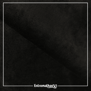 Tecido Plush Flex Tinto - Preto