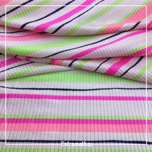 Tecido Lycra Eden Canelada Estampada