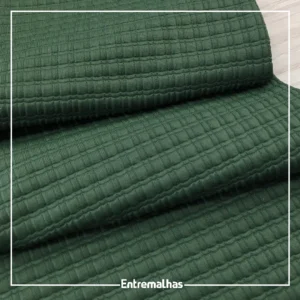 Tecido Lycra Tweed - Verde 5421