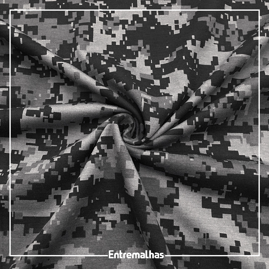 Malha PV Camuflada - Cinza Ref.:320310