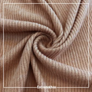 Malha Canelada Mariana - Bege