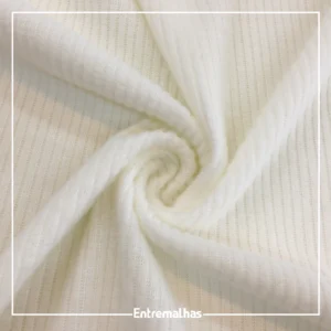 Malha Canelada Mariana - Off-White