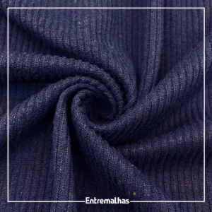 Malha Lanzinha Rib - Azul Ref.:330017