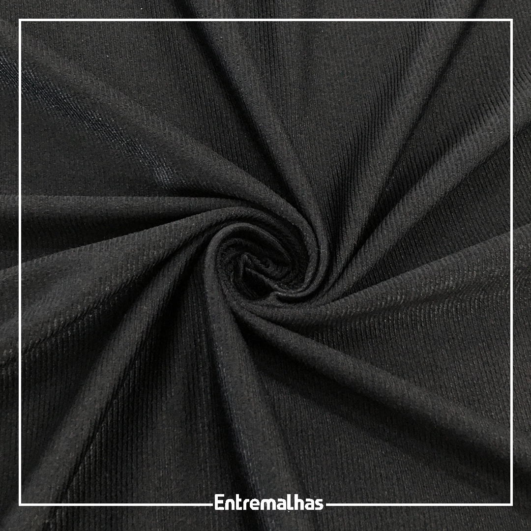Malha Star Shine - Preto