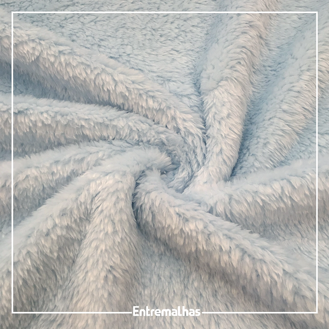 Malha Duo Fleece - Azul