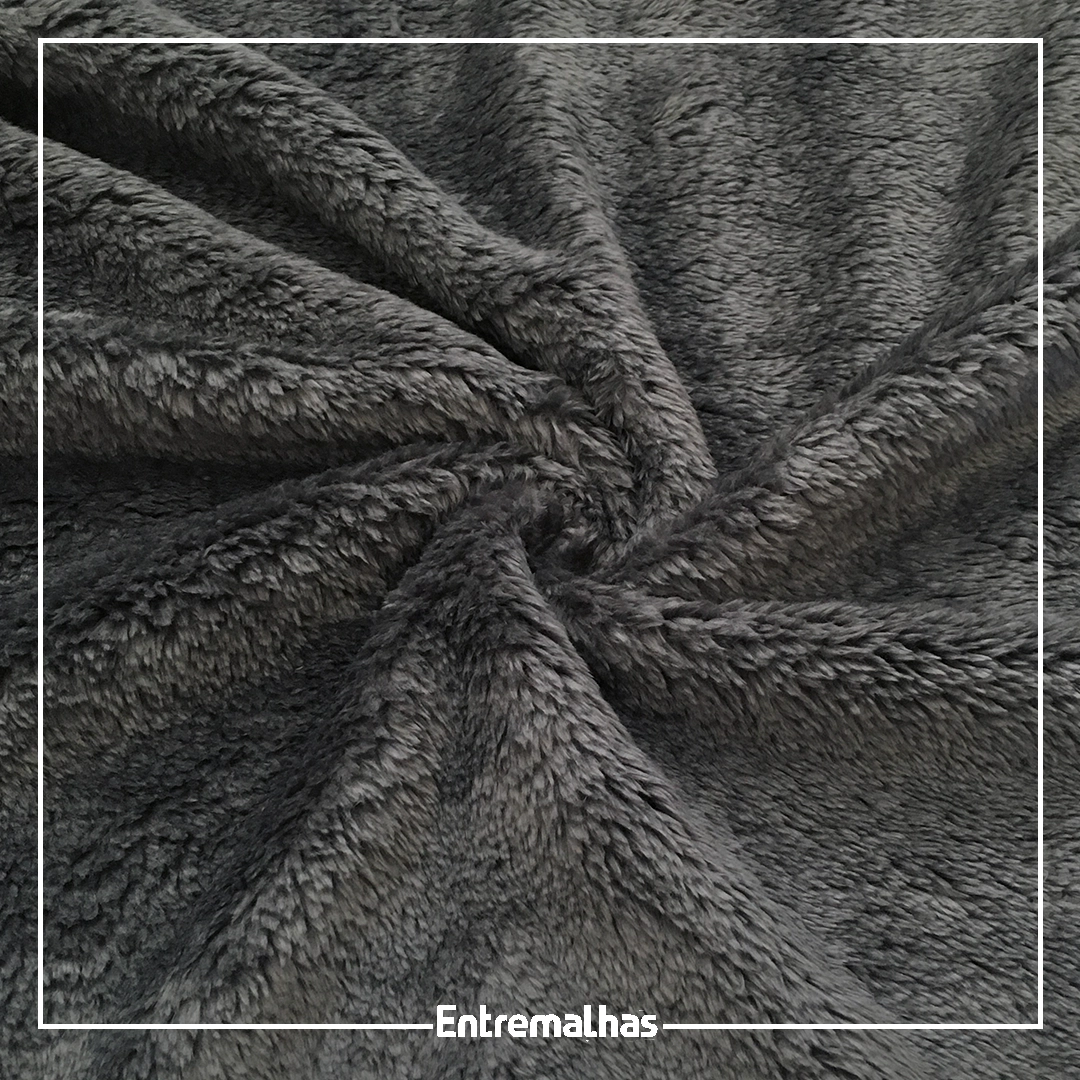 Malha Duo Fleece - Cinza