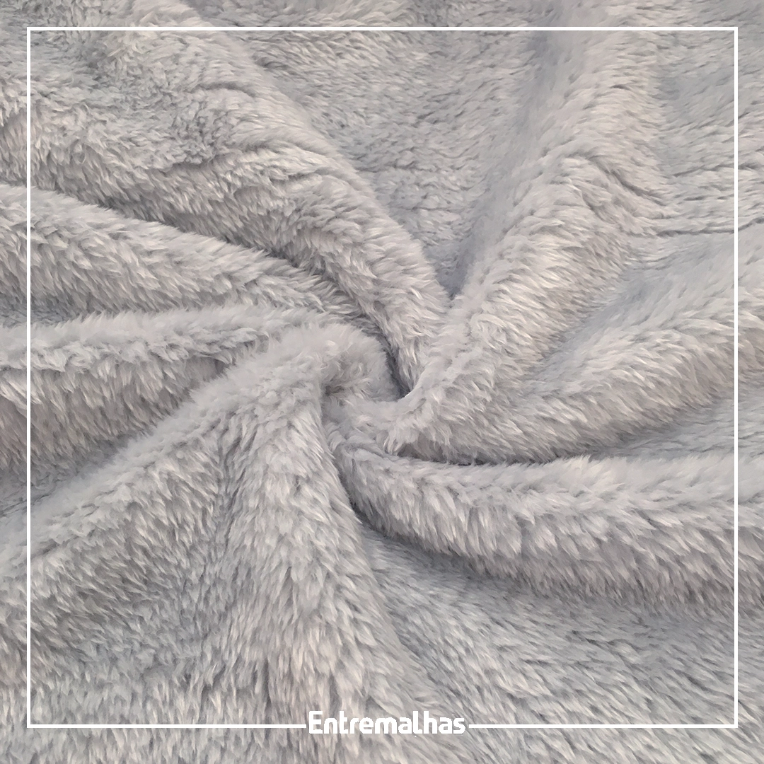 Malha Duo Fleece - Cinza