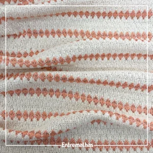 Malha Tela Prada - Bege/Laranja