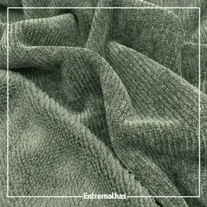 Malha Dublada Canelada - Verde Ref.:330141