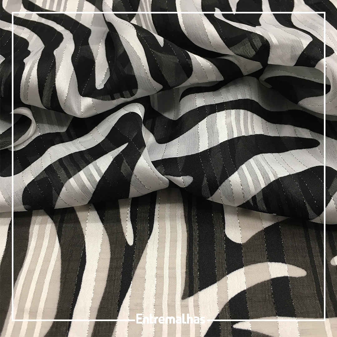 Tecido Crepe Lurex Paloma