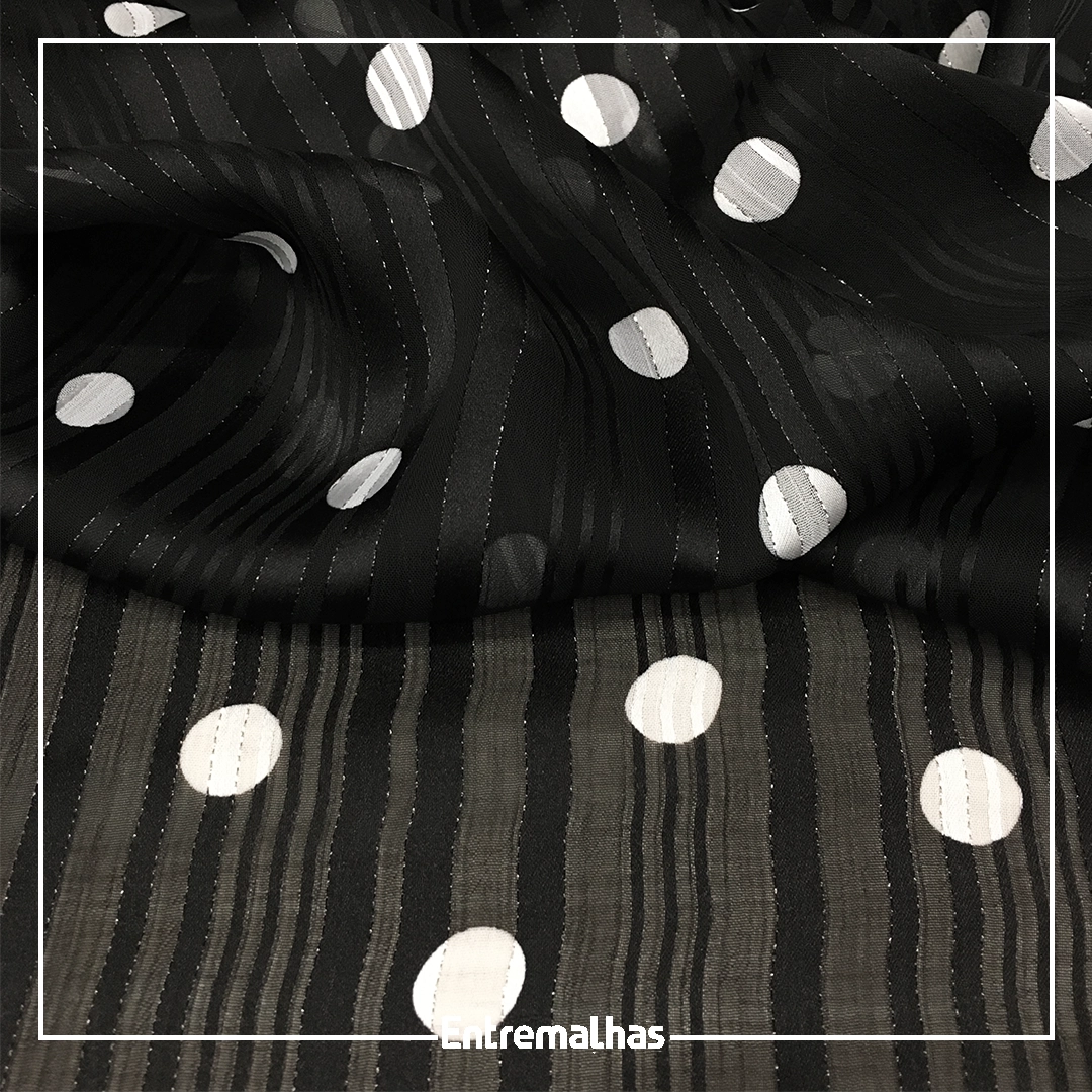 Tecido Crepe Lurex Paloma
