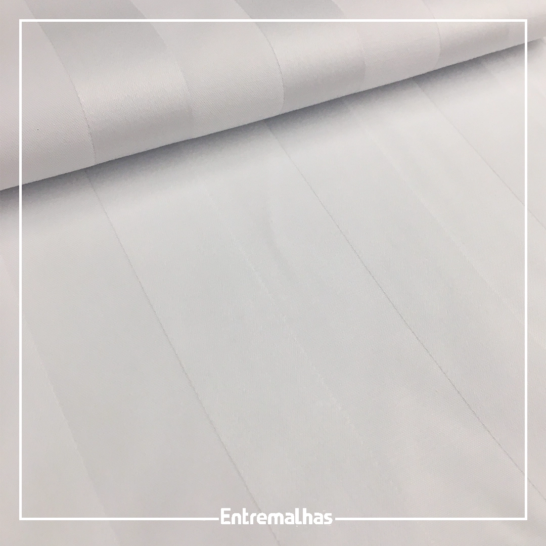 Tecido Lençol Percal Egípcio 400 Fios - Branco