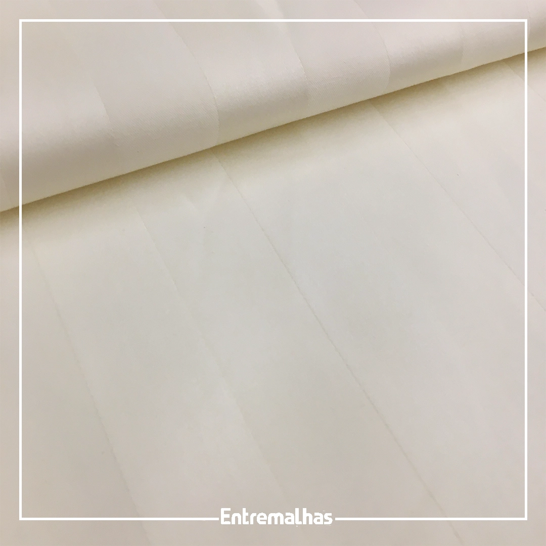 Tecido Lençol Percal Egípcio 400 Fios - Marfim 200