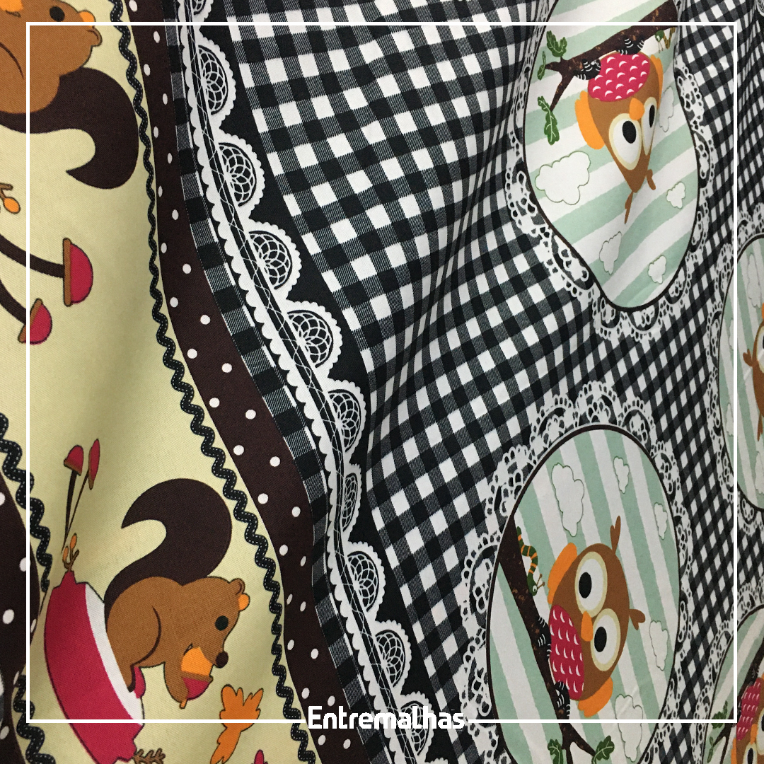 Tecido Oxford Estampado