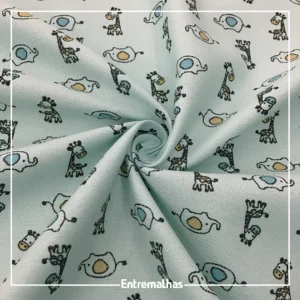 Tecido Fustão Estampado