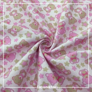 Tecido Fustão Estampado