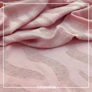 Tecido Jacquard Zevra - Rosa 152