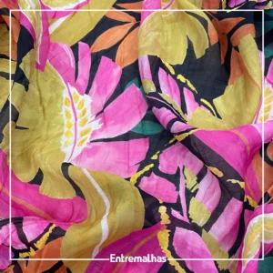 Tecido Lyocel Blend Estampa Digital